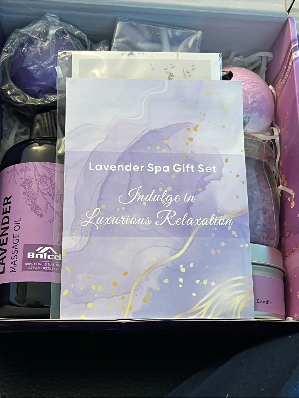 BNLCD NIB Lavender Spa Gift Set-10 items